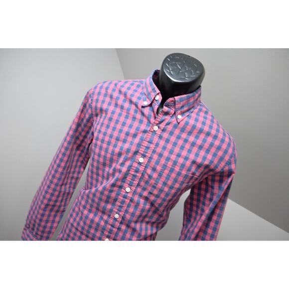 J Crew Flex Wash Dress Shirt Slim Untucked Performance Long Sleeve Mens Medium - Picture 4 of 9